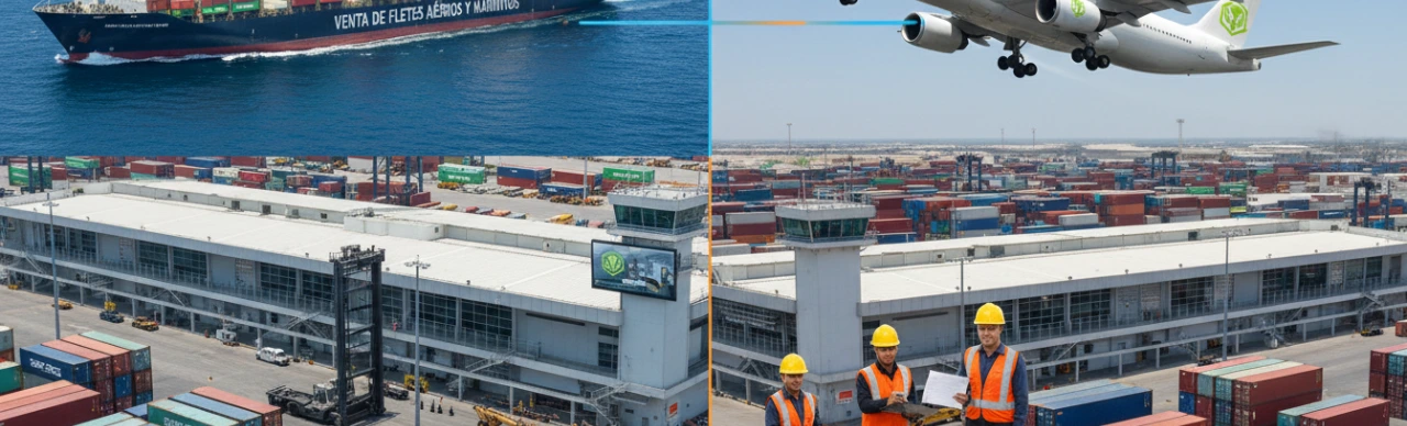 VENTA DE FLETES AÉREOS Y MARÍTIMOS